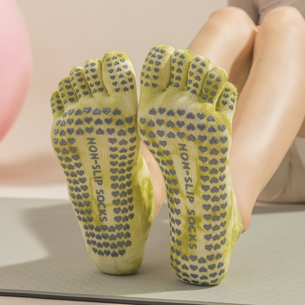 Tie-Dye Women's Five Finger Gr - Grip Sock Yoga ulasan dan harga